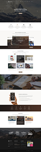 Waxom Free Homepage | Craftwork – Thoroughly Handpicked UI Freebies