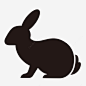兔子png免抠素材_新图网 https://ixintu.com 兔子 动物剪影