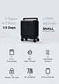 ‘Incredibly clever’ telescopic luggage bag can expand or contract based on how much you’re packing - Yanko Design : https://www.kickstarter.com/projects/veloluggage/3-in-1-expandable-hardside-luggage The most game-changing idea in travel luggage design do