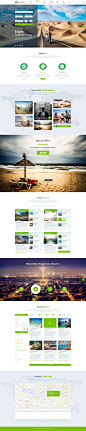 Traveline | Booking PSD Template