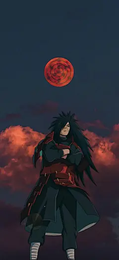 落叶飞舞之处火亦生生不息。#火影忍者 #高清壁纸 #宇智波斑 - 抖音