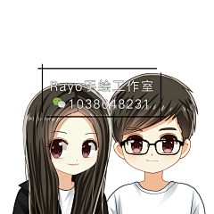 Rayo手绘工作室采集到Rayo的Q版头像设计