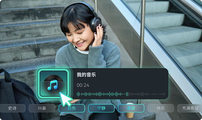 AI生成音乐 | 万兴喵影