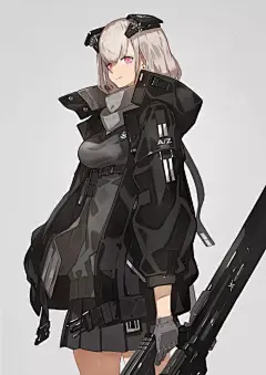 武器与女高中生！日本画师neco的最新插画作品 123MB-科幻世界-微元素 - Element3ds.com!