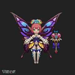 微元素首发-《Elchronicle》高质量Q版日韩风格手绘角色模型合集-成套集合-微元素Element3ds - Powered by Discuz!