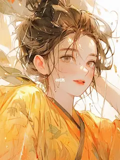 挥汗白雨翻 古风女生头像壁纸分享 热死了