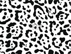 无缝的豹纹图案插画图片素材