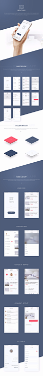 rent app 租房应用设计（dribbble 100da-UI中国-专业界面交互设计平台