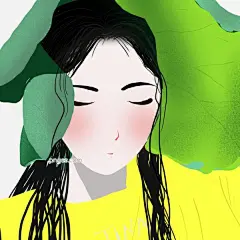 小暑夏季荷叶姑娘清新手绘图片大小2000x2000px 图片尺寸3.19 MB 来自PNG搜索网 pngss.com 免费免扣png素材下载！促销#封面#姑娘#海报#荷叶#京东#卡通手绘#可爱#绿色#喷绘#清新#手绘#淘宝#