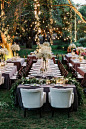 wedding reception idea; Steve Steinhardt Photography via The Knot: 