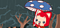#采集大赛# 听说雨神坐着七彩祥云在中国绕了一圈……    \n    我那顶下雨就会变成蘑菇伞的帽子终于派上用场了~\\(ㄒ?ㄑ)/~