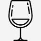 酒杯图标矢量图标 杯 食品 饮料 酒吧 酒精 png免抠图片 设计素材 88icon图标免费下载