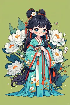 春暖花开一起去赏花吧古风小花神 - 小红书