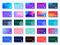 100款银行信用卡组件卡片设计自定义样式figma模板下载_颜格视觉