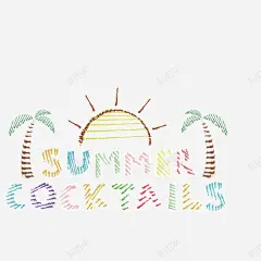 椰子树太阳手绘高清素材 太阳 手绘 椰子树 元素 免抠png 设计图片 免费下载