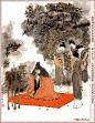 【国画】戴敦邦的彩绘连环画《红楼梦》