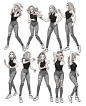 Dancing poses ych reference outfits how to draw anime girl