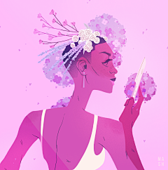 Apr四玥采集到欧美插画