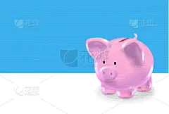 粉色,猪,存钱罐,贺卡,背景聚焦,银行业,商务,文字,写实