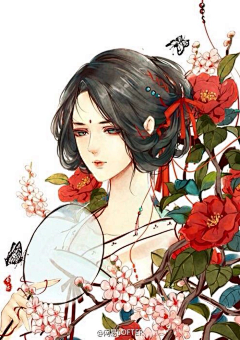 大脸猫先森采集到素材—古风女