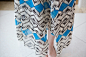 （特价）原价43 2014新款实拍波浪印花雪纺长裙连衣裙-广州女装批发市场