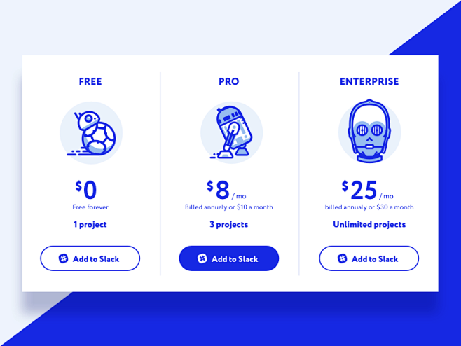 Pricing Table