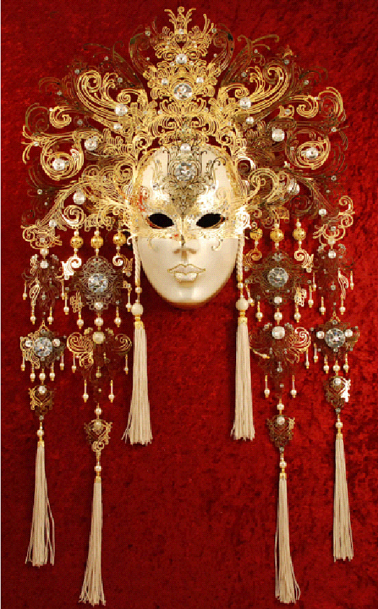 金色女王 #威尼斯面具#