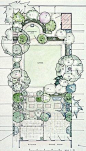 Garden Design Plan - perfect for a fire pit in the back: 