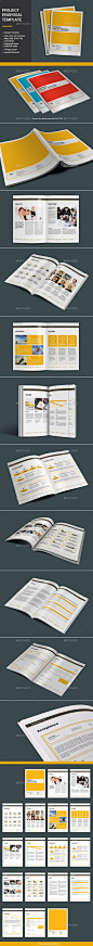 Project Proposal Template InDesign INDD #design Download: http://graphicriver.net/item/project-proposal-template/13132954?ref=ksioks: 