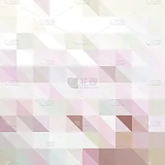 三角形背景与柔和的颜色