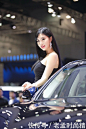 摄影：韩国车展漂亮的车模