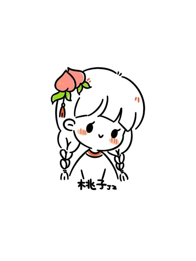 水果女孩简笔画持续更新简笔画简笔画教程文化娱乐绘画小红书