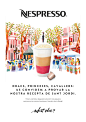 Nespresso festivitats Illustrations