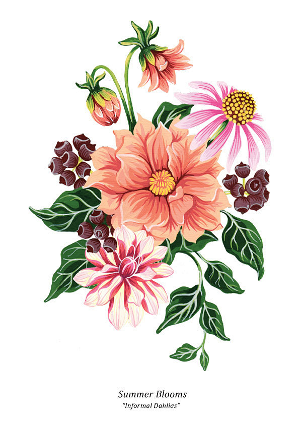 夏天的花·插画 | 视觉中国