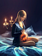 Otherwordly Digital Paintings by Cyril Rolando : Cyril Rolando is a French psychologist that produces incredible digital art as a hobby.

“I like the universe of Tim Burton and Hayoa Miyazaki. I use Photoshop CS2 and a wacom intuos 4M graphic tablet