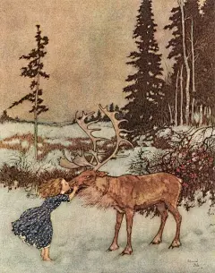 1911年版安徒生故事插图设计
法国插画艺术家 Edmund Dulac (1882-1953) ​​​​