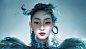 3D artwork beauty CG cgiart Chinese style Digital Art  digital painting Fashion  中国风  