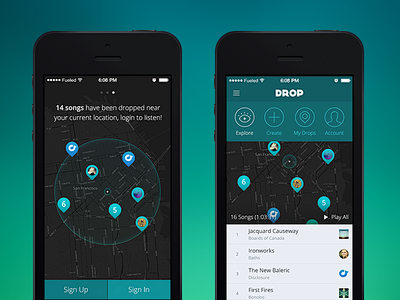 Drop UI #map# #list#...