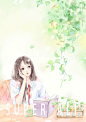 果味女孩_super阿栗__插画师作品_涂鸦王国gracg.com