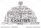 Gourmet Theme Word Cloud