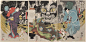 日本浮世绘 小原国芳 X 国定忠治 Kuniyoshi X Kunisada-淘宝网
