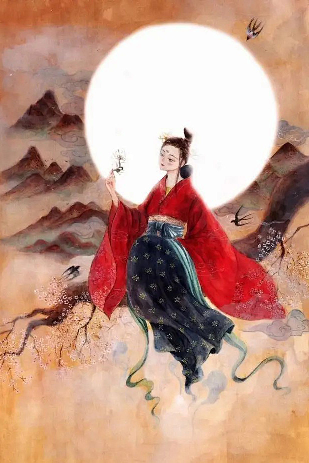 神女賦-巫山神女：楚襄王與宋玉遊於雲夢之...