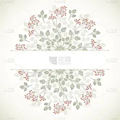 贺卡和鲜花。