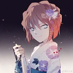 #8.18灰原の日##灰原哀[超话]# 摸个哀[跪了]造型是手游里的[给你小心心] ​​