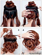 tutorial bun updo hair