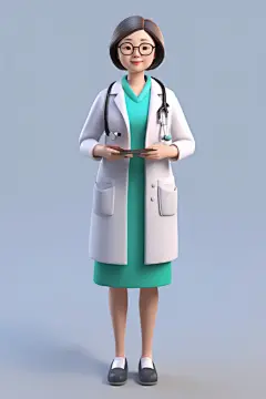 医者仁心医生人物模型