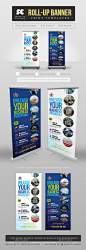 Business Roll Up Banner - Signage Print Templates