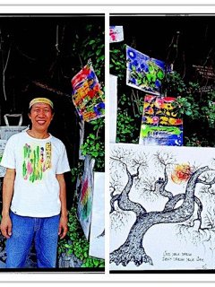 【John's Gallery】身兼店主和画家的John，将他各式各样的画作悬挂在店门口的蔓藤枝干上，在塔佩路上独树一格。看似洞窟的小店摆满了许多作品，在其中寻找喜欢的画作也是一种乐趣。John的画风属于随心所欲的自然派，他可以一边和顾客说话，一边不到五分钟就完成一幅画。从T恤衫到手提袋，所有的画都画在布料上，就连John的名片也是一大张布。由于画风质朴自然，John的作品受到许多到清迈观光的外国客人欢迎，甚至有日本人请John到东京举办个人展览。（从塔佩门(Thaphae Gate)步行约5分
钟可到