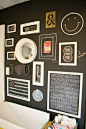 Chalkboard Gallery Wall