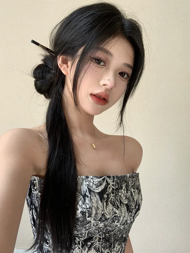 新中式盘发好有韵味～